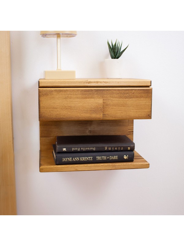 Wall Mounted Nightstand with Drawer