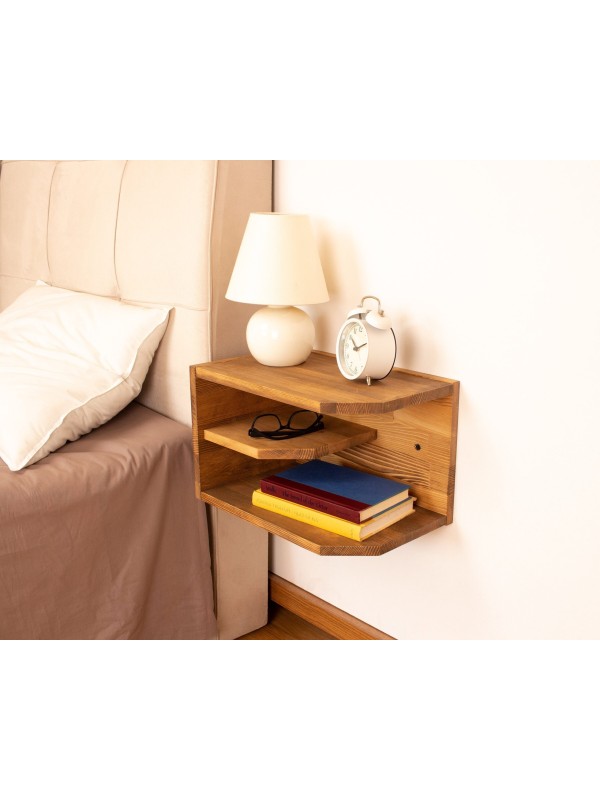 Functional Floating Angular Nightstand