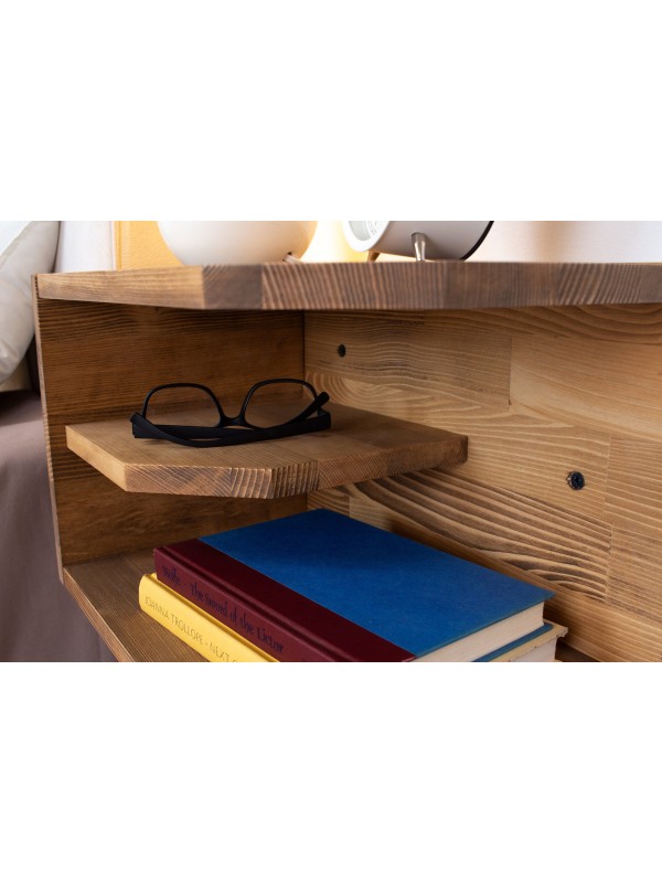 Functional Floating Angular Nightstand