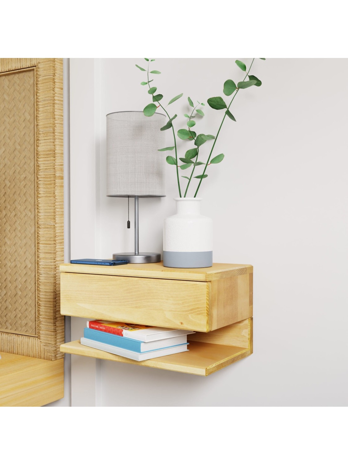 Floating Nightstand  with Drawer