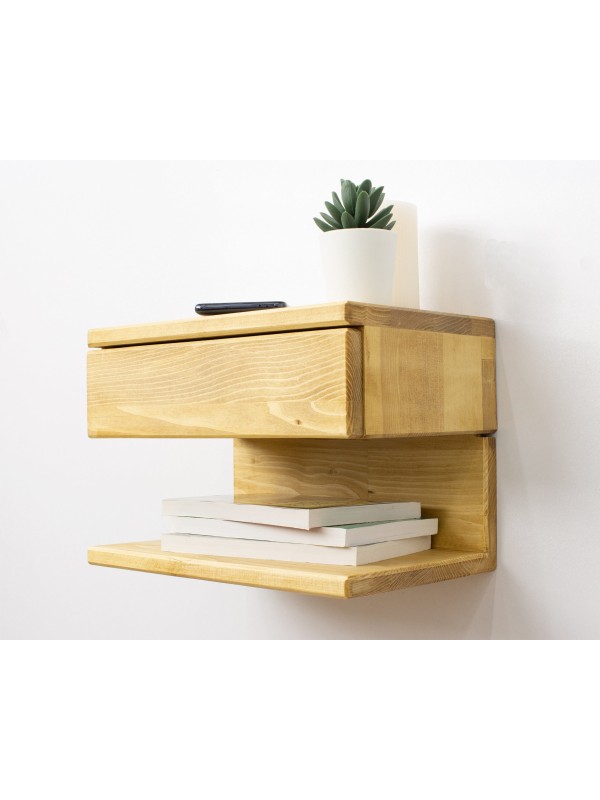 Wall Mounted Nightstand with Drawer