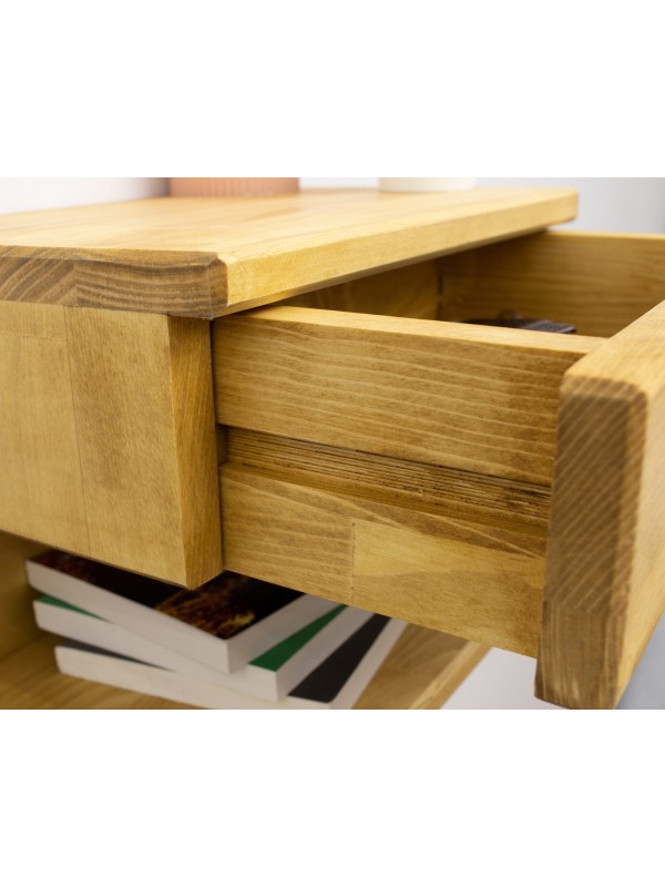 Wall Mounted Nightstand with Drawer