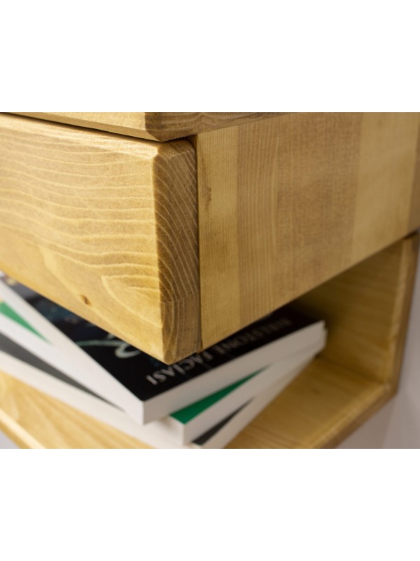 Wall Mounted Nightstand with Drawer