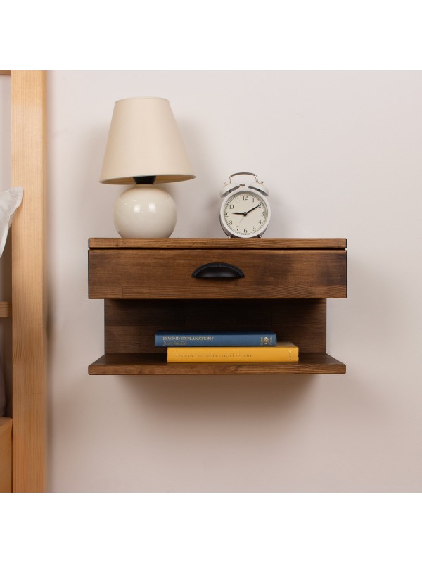 Wall Mounted Nightstand with Drawer