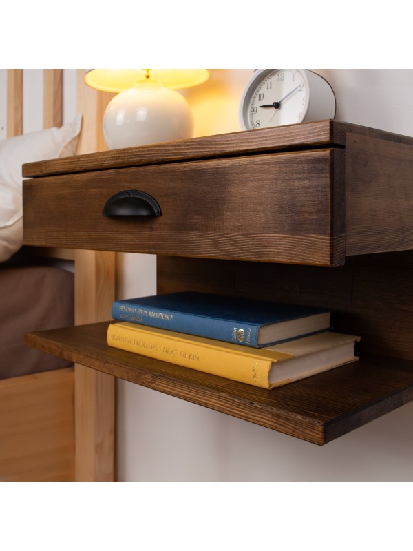 Wall Mounted Nightstand with Drawer