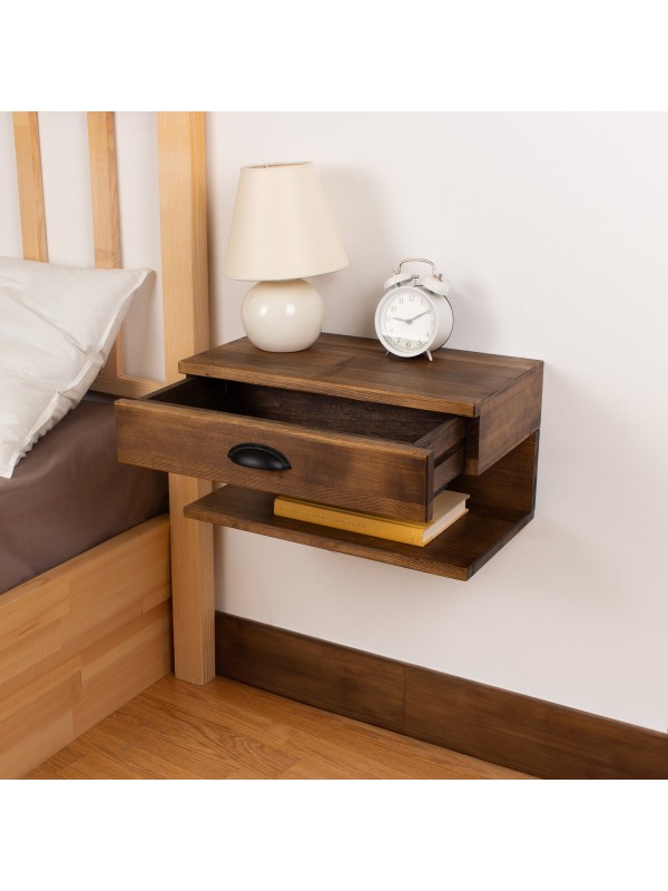 Wall Mounted Nightstand with Drawer