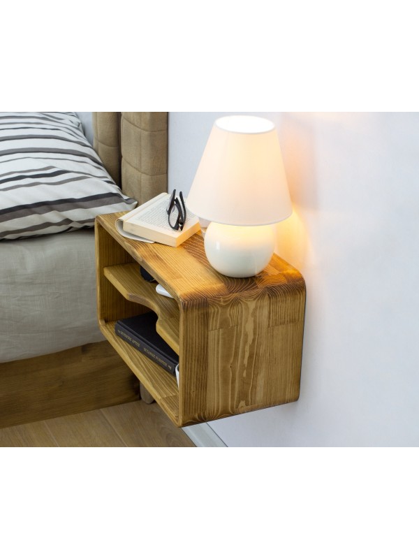 Wood Floating Nightstand