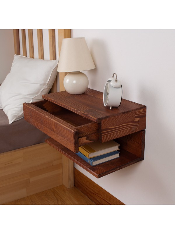 Floating Nightstand with Drawer